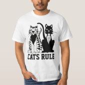 CAT-VANGSTREGEL T-SHIRTS (Voorkant)