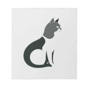 Cat Vector Art Animal Modern Urban Graphic City Notitieblok