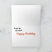 Cat - veut faire de l'exercice carte d'anniversair (Intérieur)