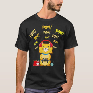 Cat Video Games Clan Cats-console T-shirt