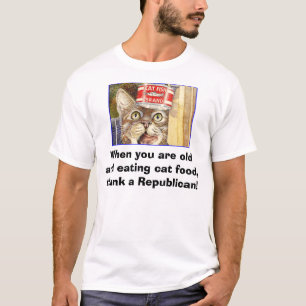 CAT VOEDSEL voor ouderen! T-shirt