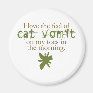 Cat Vomit Magneet
