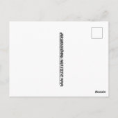 CAT VOOR NAMENS VACATIE-Briefkaarten VOOR "CAT COU Briefkaart (Achterkant)