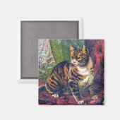 Cat-voorzitter Magneet (Voorkant / Achterkant)