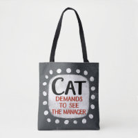 Cat vraagt om Manager Canvas tas te zien