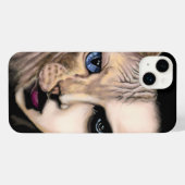Cat Vrouw iPhone Case Hoesje (Achterkant horizontaal)