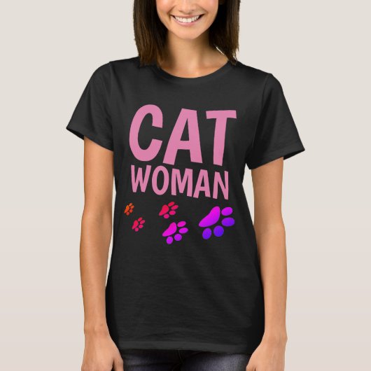 CAT VROUWEN Funny Dames T-shirts en tanktoppen (Voorkant)