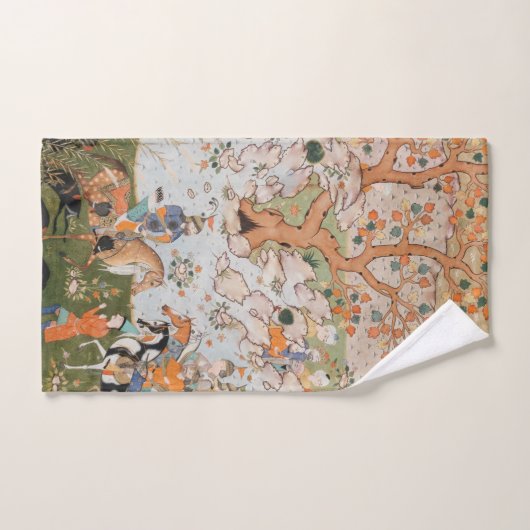 Cat walk bad handdoek (Handdoek)