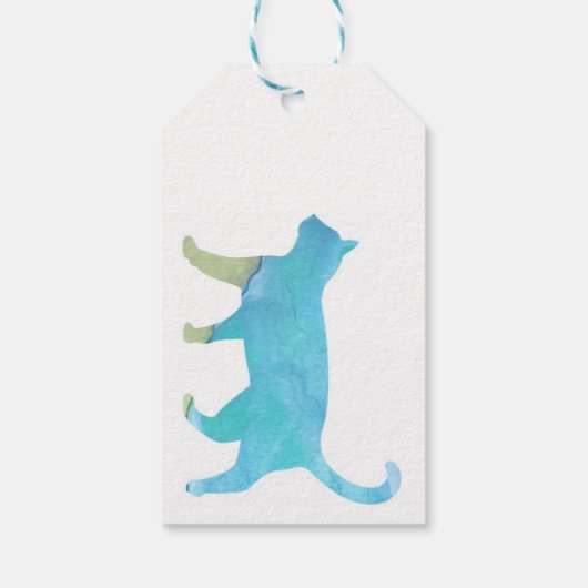 Cat Walk Cadeaulabel (Achterkant)