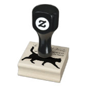 Cat Walk retouradres Rubberstempel (Stempel)