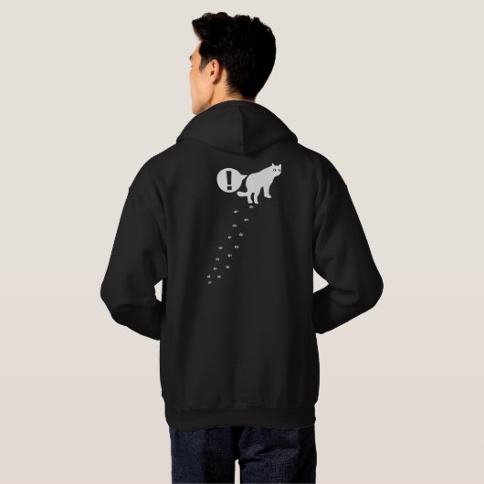 Cat_Walking Hoodie (Achterkant volledig)