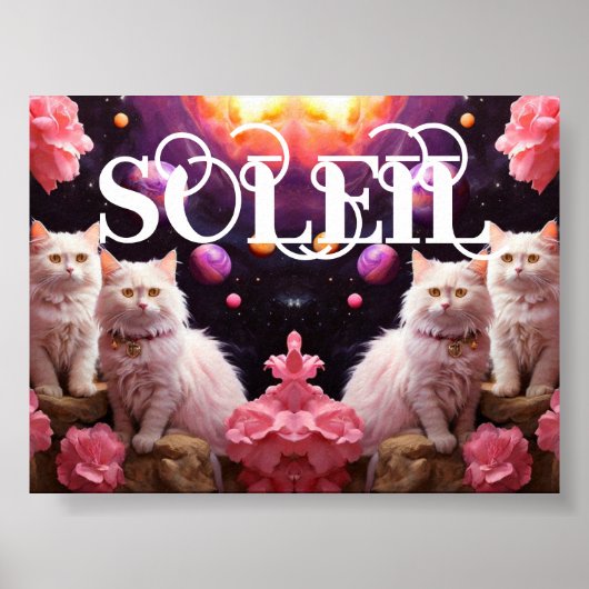 Cat Wall Art for Cat Lovers Poster (Voorkant)