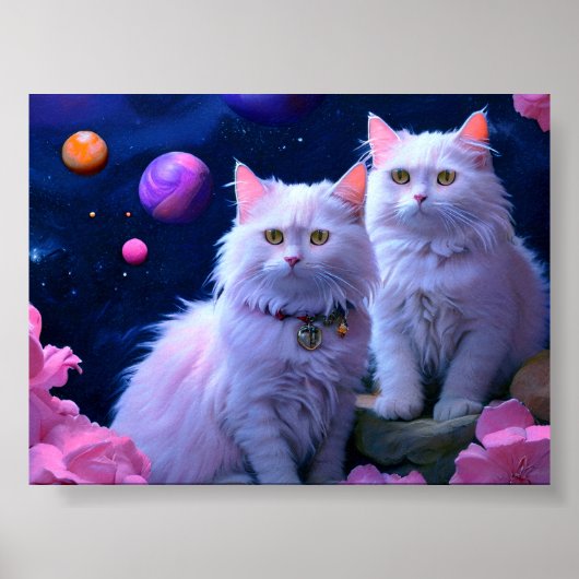 Cat Wall Art for Cat Lovers Poster (Voorkant)