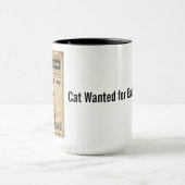 Cat wanted for eatting tuna tea Mug (Centre)