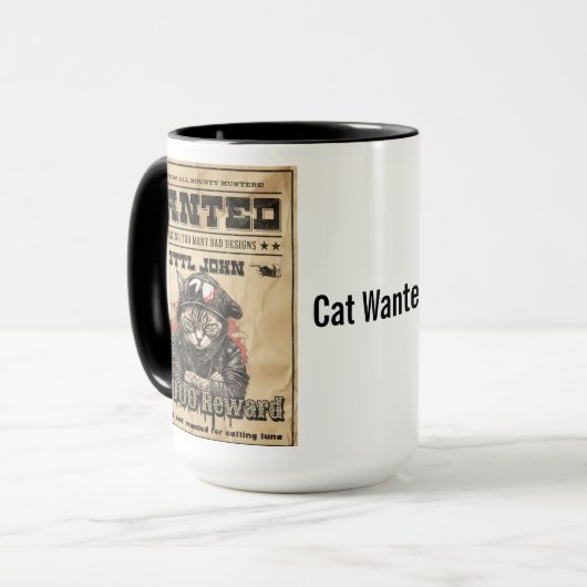 Cat wanted for eatting tuna tea Mug (Devant gauche)