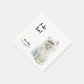 Cat Wedding Cocktail Napkins Servet (Hoek)