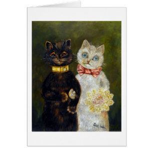 Cat Wedding, Marriage, Bride, Louis Wain