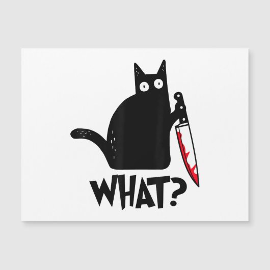 Cat What_ Funny Black Cat (Voorkant)