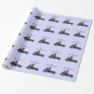 Cat Wheels net getrouwd Cadeaupapier