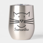 Cat Whiskers Conception Vin Thermique Tumbler (Avant)