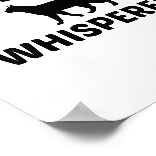 CAT WHISPERER POSTER (Hoek)