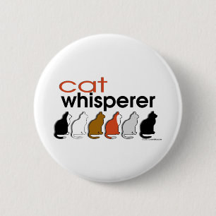 Cat Whisperer Ronde Button 5,7 Cm