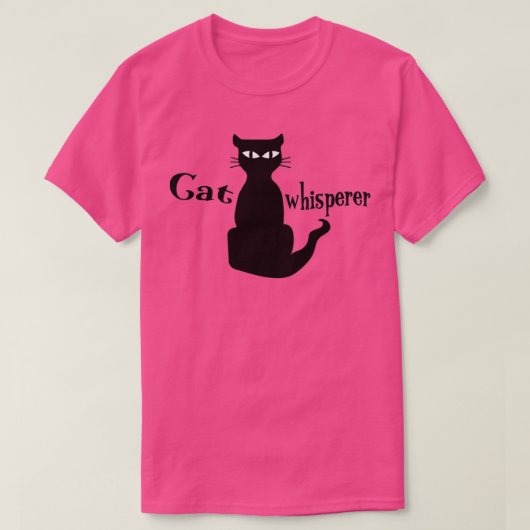 Cat Whisperer T-shirt (Design voorkant)