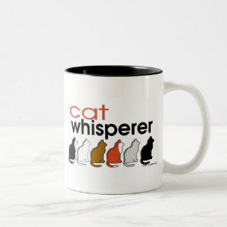 Cat Whisperer Tweekleurige Koffiemok