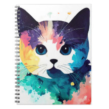 Cat Wild Natuur Dierenkleur Kunst Schilderen