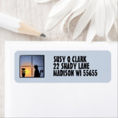 CAT WINDOW NIGHT MOON LIGHT RETOURADRES LABELS (Insitu)