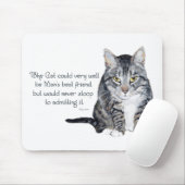 Cat Wisdom - en vriendschap Muismat (Met muis)