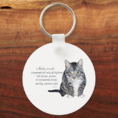 Cat Wisdom - Family Dynamics Sleutelhanger (Voorkant)