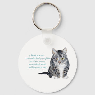 Cat Wisdom - Family Dynamics Sleutelhanger