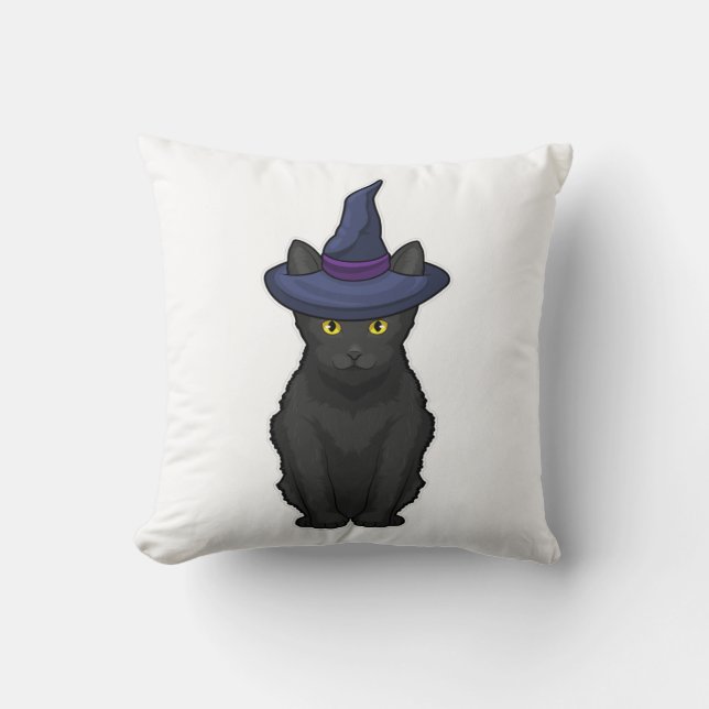 Cat Witch Kussen (Voorkant)