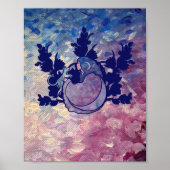 Cat Witch Moon Goddess Wiccan Cat Person Poster (Voorkant)