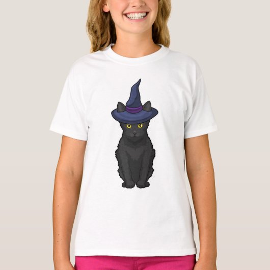 Cat Witch T-shirt (Voorkant)