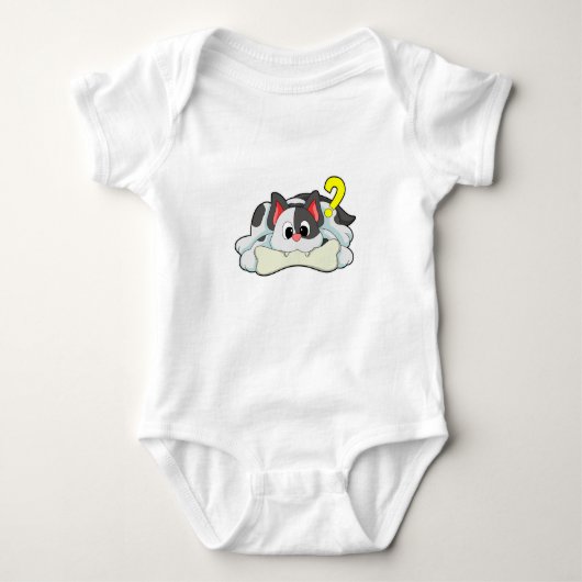 Cat with Bone Romper (Voorkant)