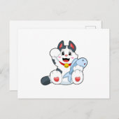 Cat with Fish Briefkaart (Voorkant / Achterkant)