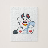 Cat with Fish Legpuzzel (Verticaal)