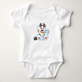 Cat with Fish Romper (Voorkant)