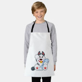 Cat with Fish Schort (Gedragen)