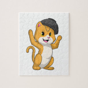 Cat with Ramen Bowl Legpuzzel