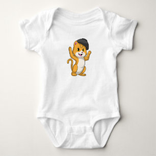Cat with Ramen Bowl Romper