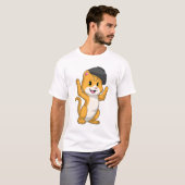 Cat with Ramen Bowl T-shirt (Voorkant volledig)