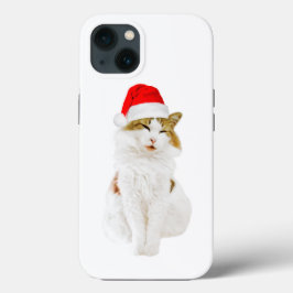 Cat with Santa's Hat Case-Mate iPhone Case