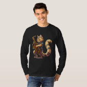Cat with saxophone 1 t-shirt (Voorkant volledig)