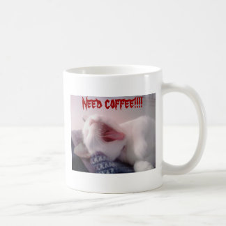 Cat Yawning Koffiemok