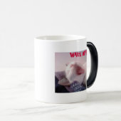 Cat Yawning Magische Mok (Voorkant rechts)