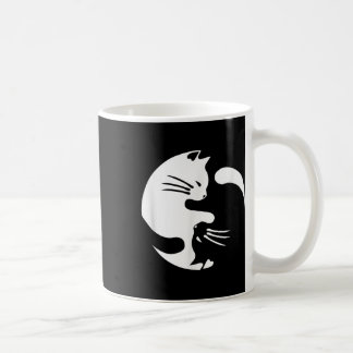 Cat Yin Yang Peace Loating Interlinked Gift Idea Koffiemok