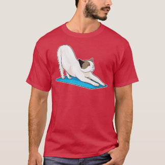 Cat Yoga Meditation Fitness T-shirt